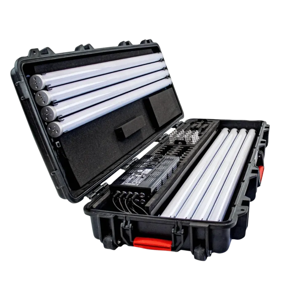 Astera Titan Tubes im Transportcase