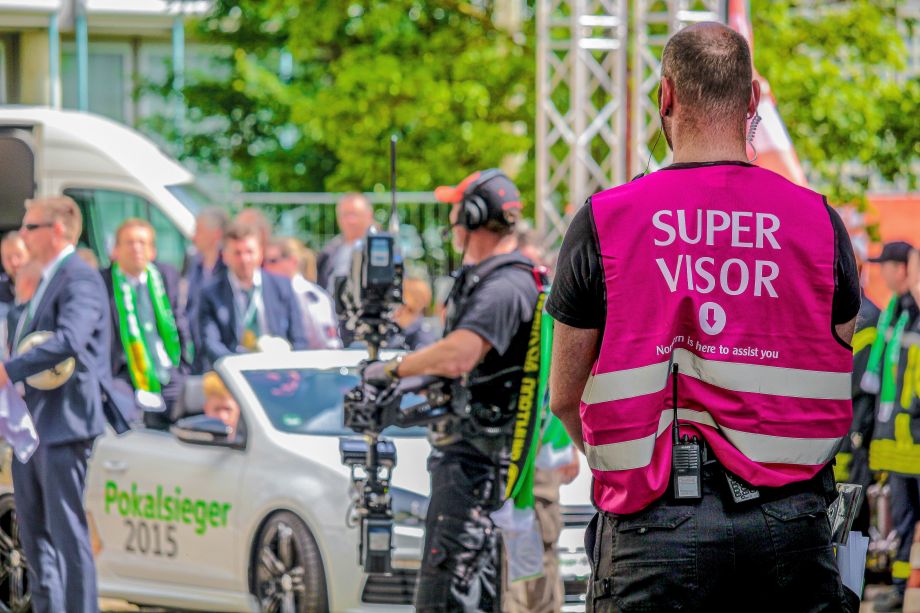 Sicherheits- und Veranstaltungsteam im Einsatz